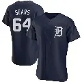 Men's No.64 Andrew Sears Detroit Tigers Navy Authentic Alternate Jersey