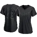 Women's No.53 Ben Malgeri Detroit Tigers Black Replica Pitch Fashion Jersey