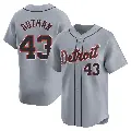 Youth No.43 James Outman Detroit Tigers Gray Limited Road Jersey